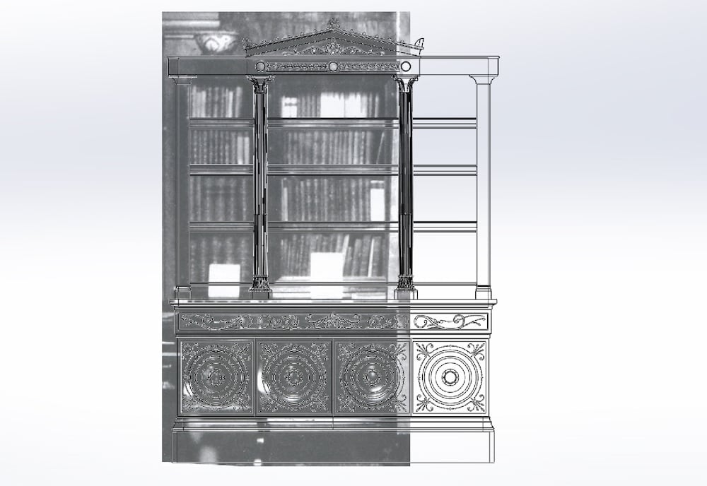 library bookcase