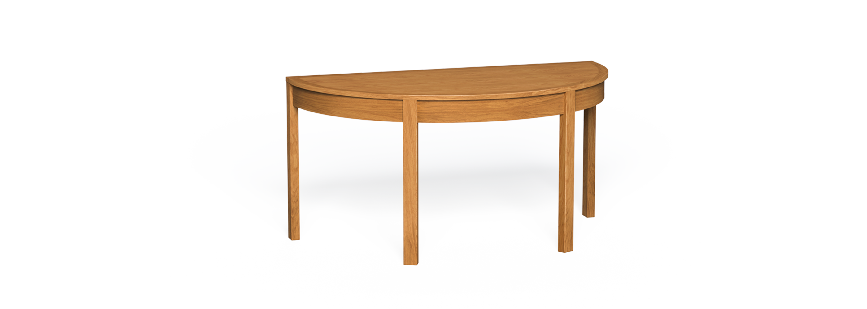 Athena D-End Dining Table back