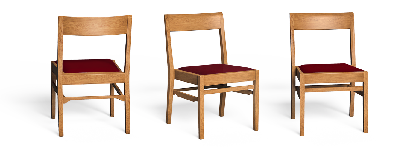 Lincoln Oak Chair back