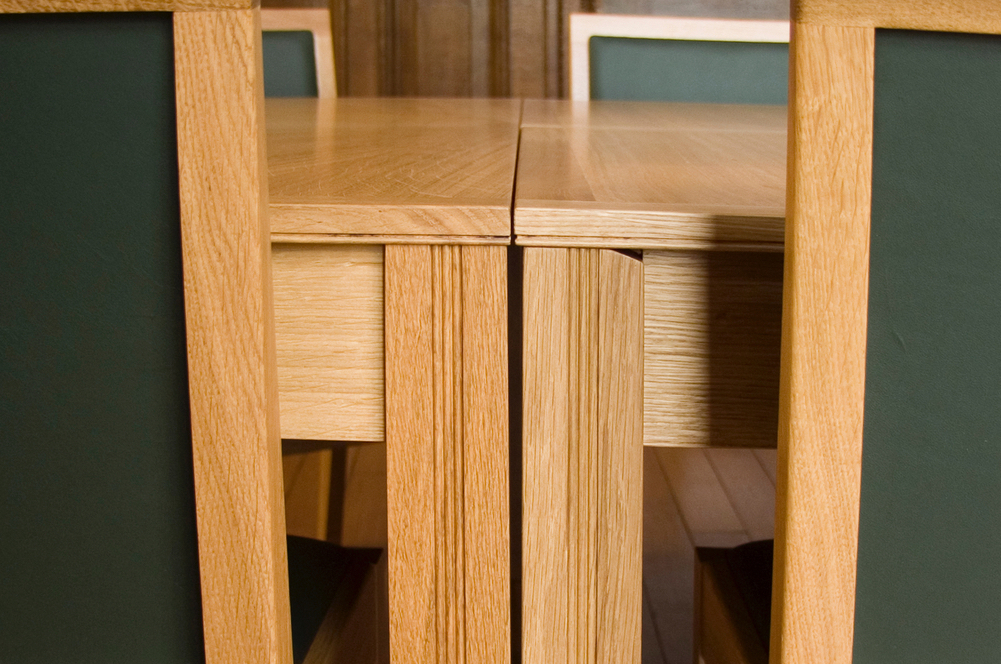 Minerva D-end timber table image 6